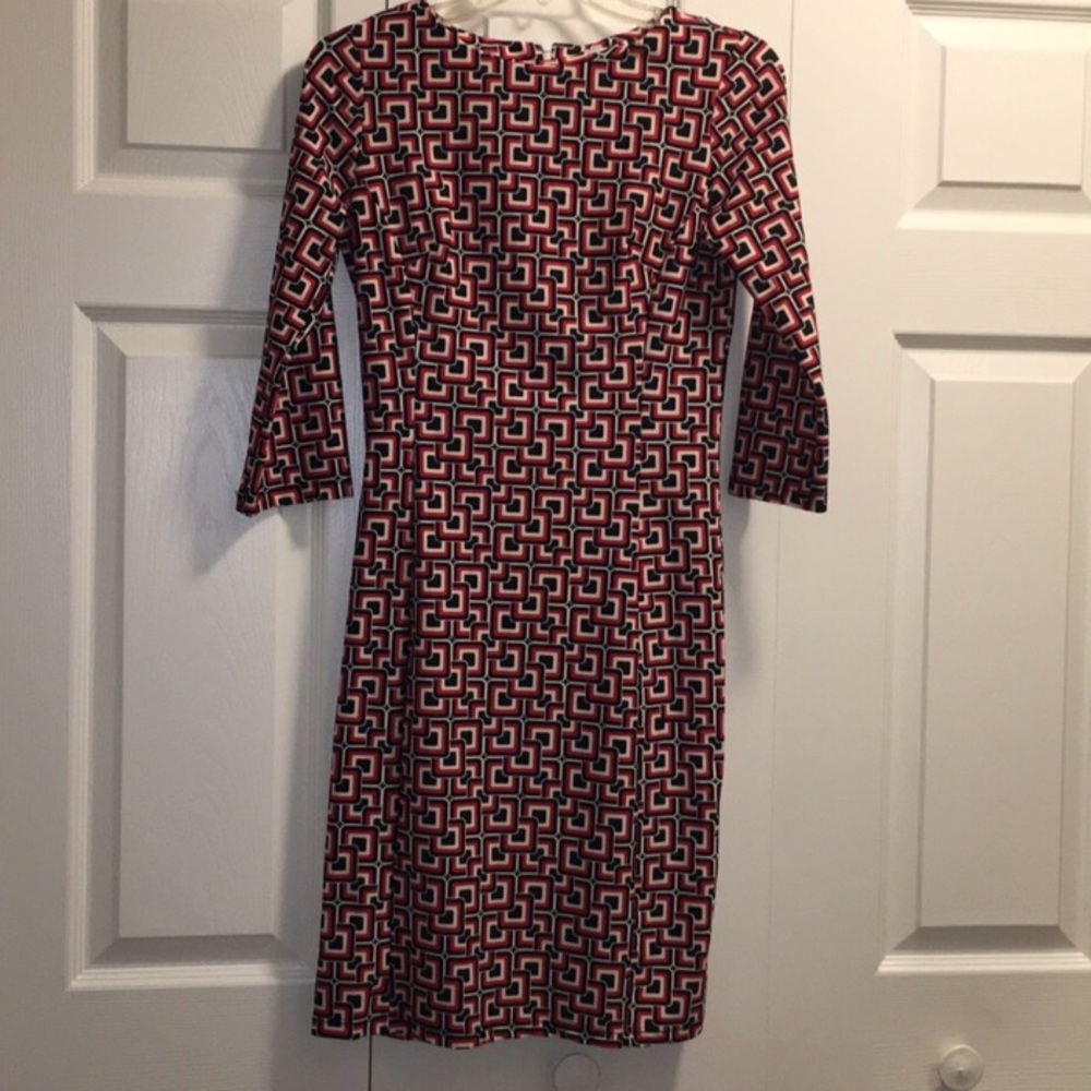 Jude Connally red & black dress XS Great condition